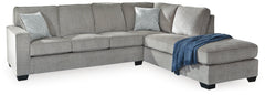 Furniture City Laplace - Ashley Furniture - Altari Sectionals - 2-Piece Sleeper Sectional with Chaise / Slate - 87213S3