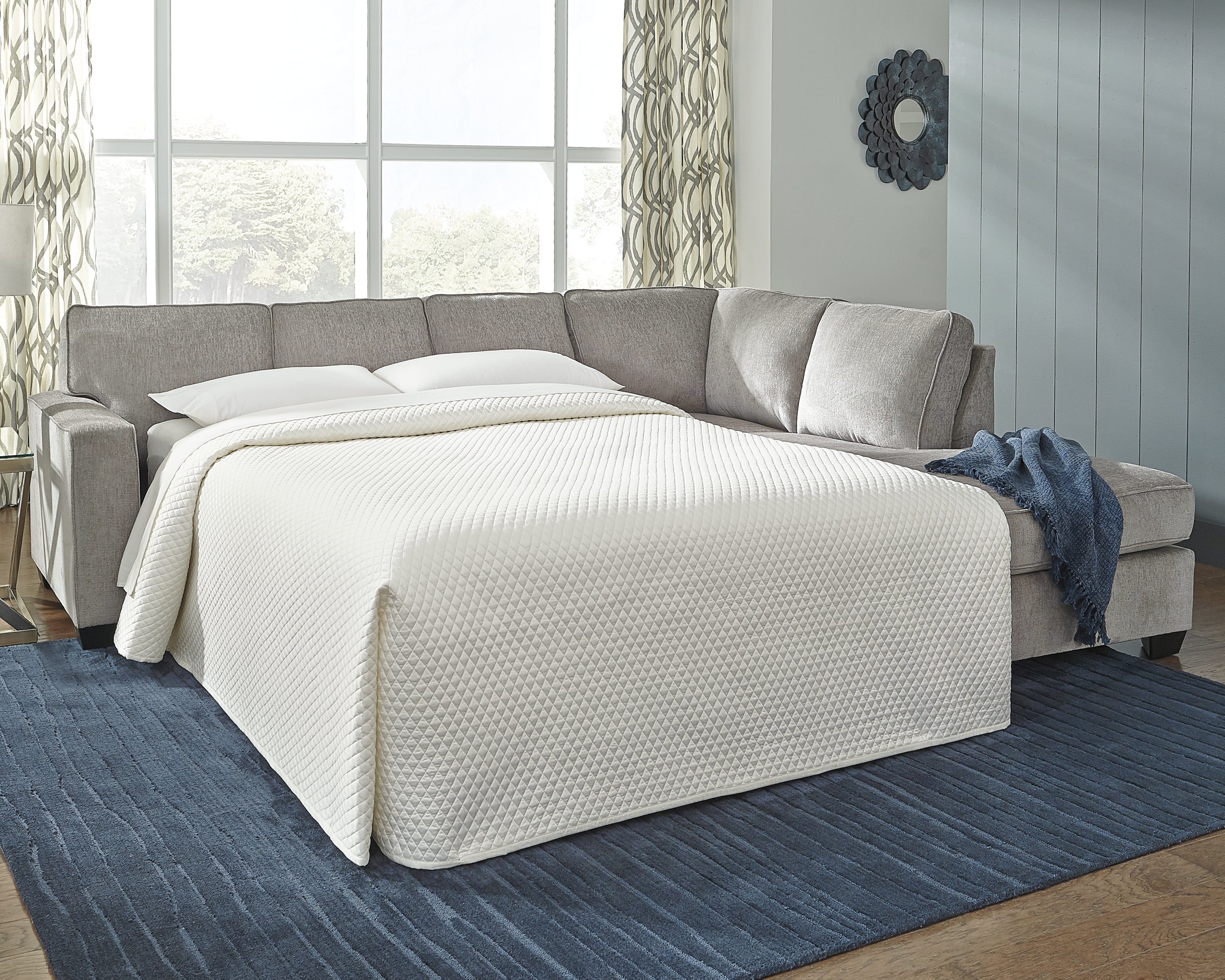 Furniture City Laplace - Ashley Furniture - Altari Sectionals - 2-Piece Sleeper Sectional with Chaise - 87214S3
