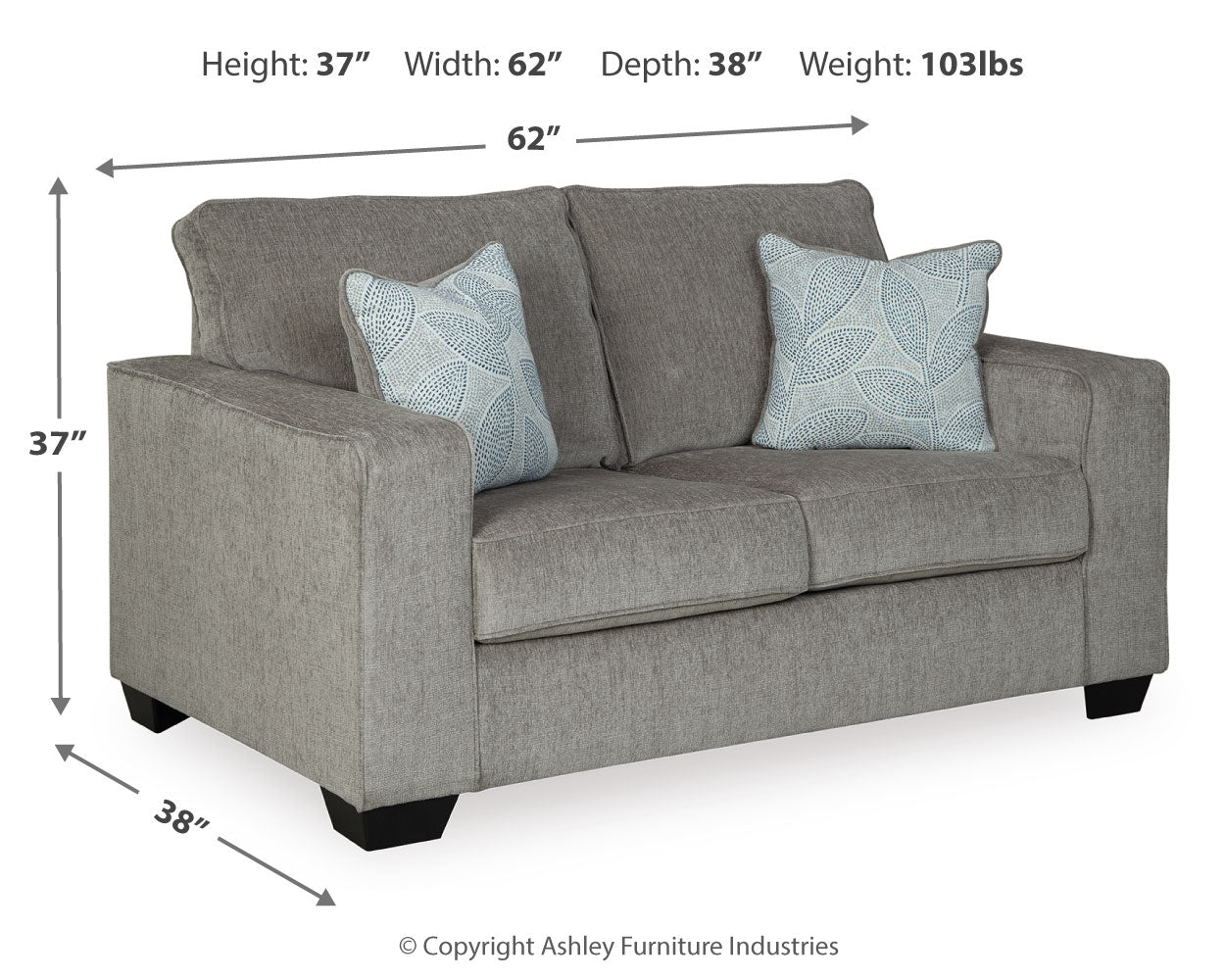 Furniture City Laplace - Ashley Furniture - AltariLiving Room - Oversized Accent Ottoman / Alloy - 8721435