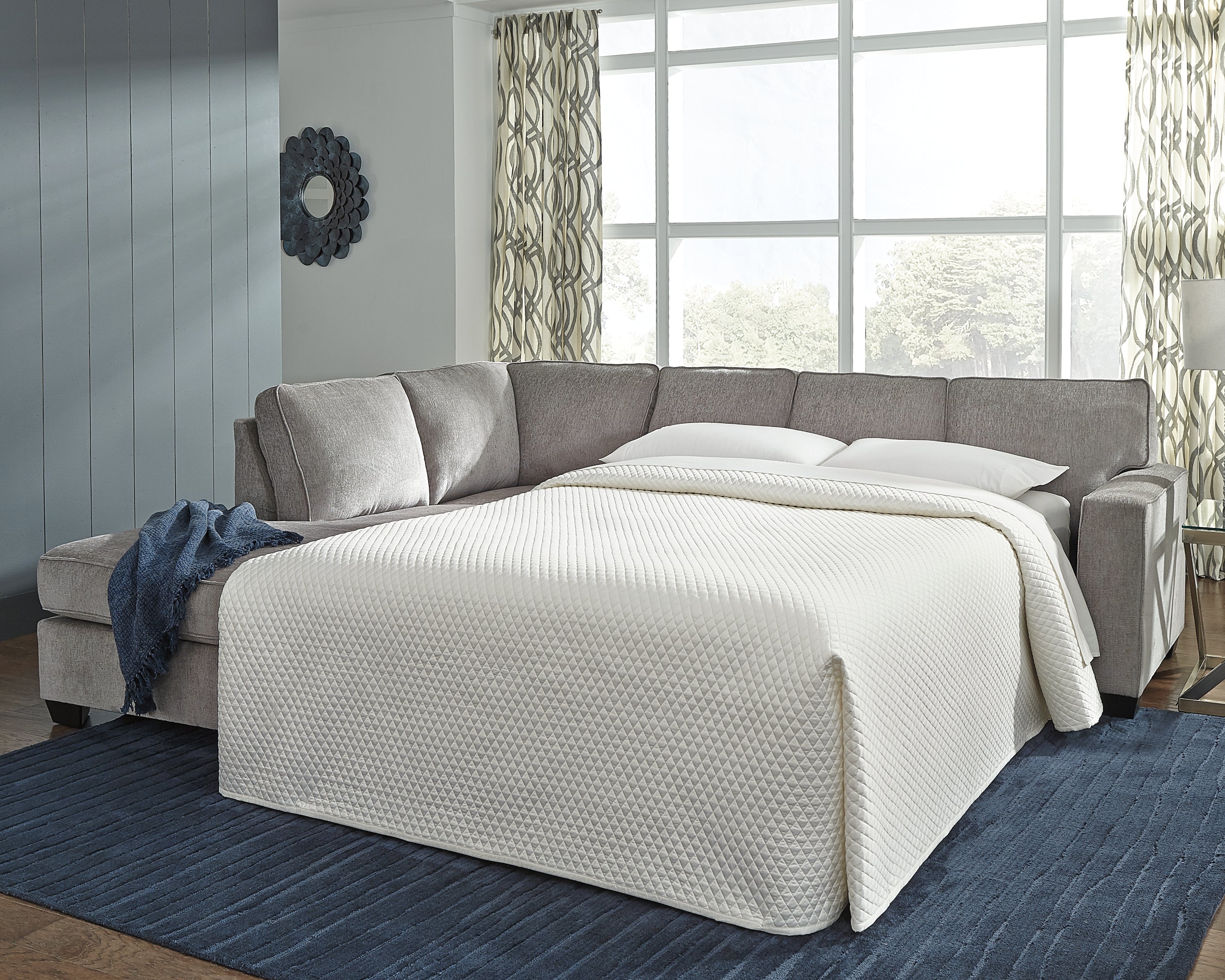 Furniture City Laplace - Ashley Furniture - Altari Sectionals - RAF 2-Piece Sleeper Sectional with Chaise - 87214S4