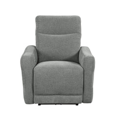 Edition - Power Lay Flat Reclining Chair With Power Headrest And USB Port - Dove Gray