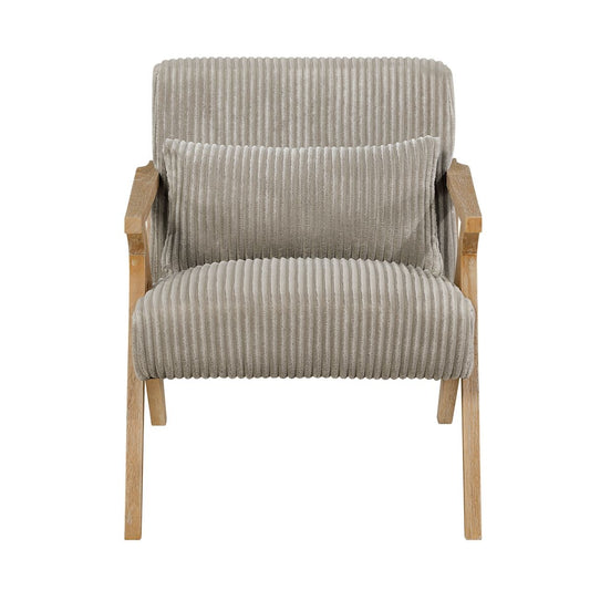 Chevron - Accent Chair - Taupe