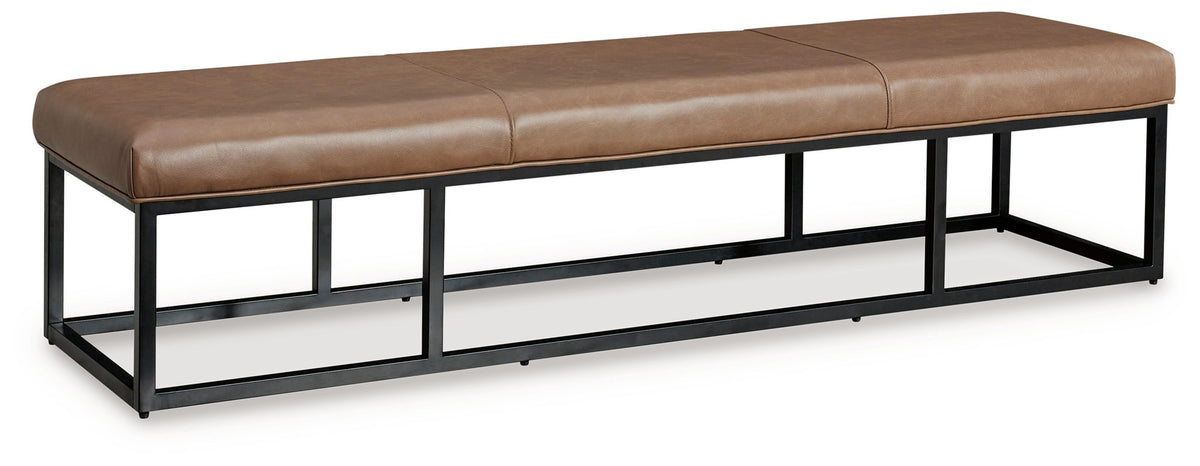 Joston - Accent Bench - Caramel