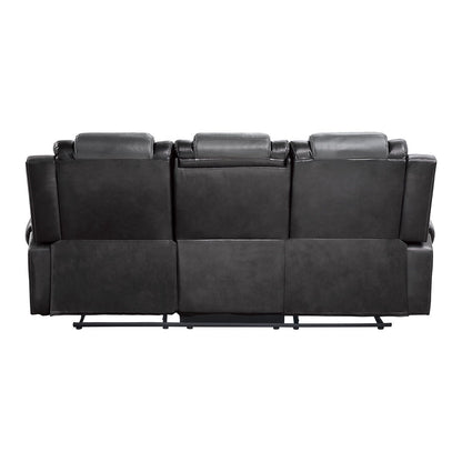 Briscoe - Double Reclining Sofa With Center Drop-Down Cup Holders