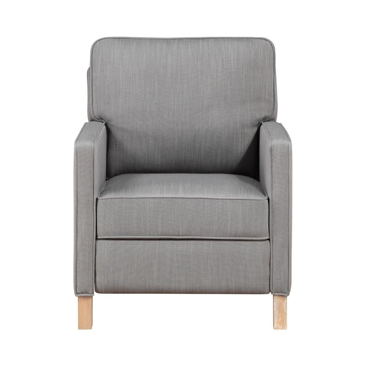Hampstead - Push Back Reclining Chair - Gray