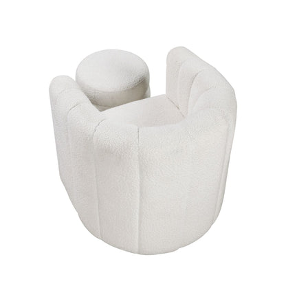 Delaney - Swivel Chair With Ottoman