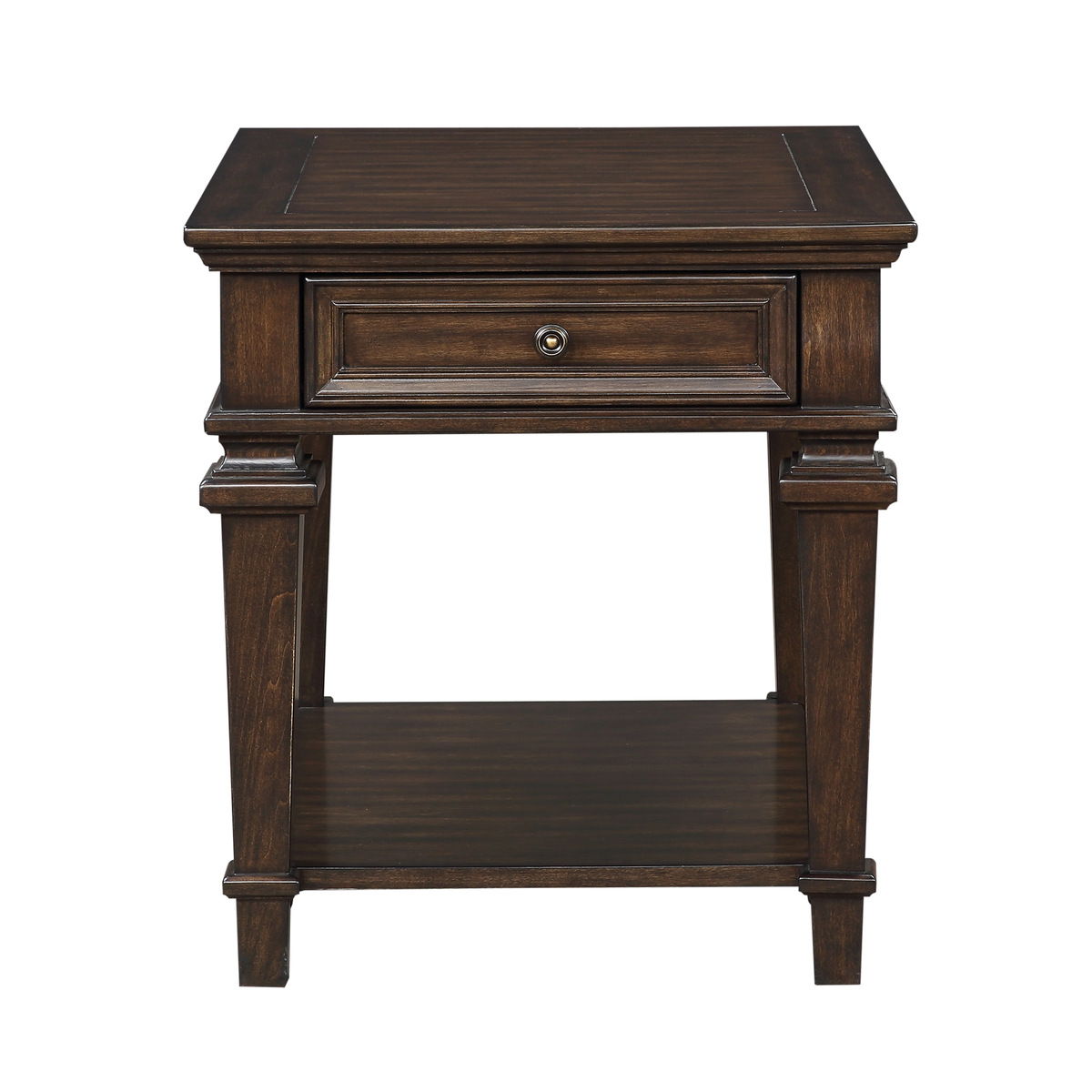 Tobias - End Table - Espresso