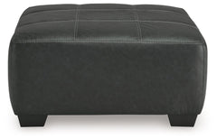 Brixley Pier - Oversized Accent Ottoman - Graphite