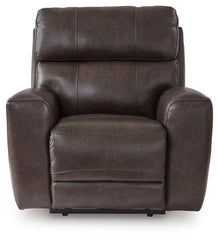 Crossplex - Power Recliner / Adjustable Headrest - Smoke