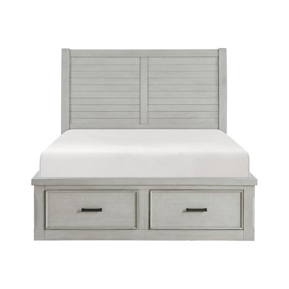 Willowbrook - Platform Bed With Storage Footboard And Side Rails