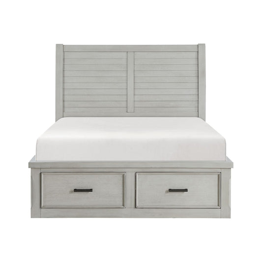 Willowbrook - Platform Bed With Storage Footboard And Side Rails