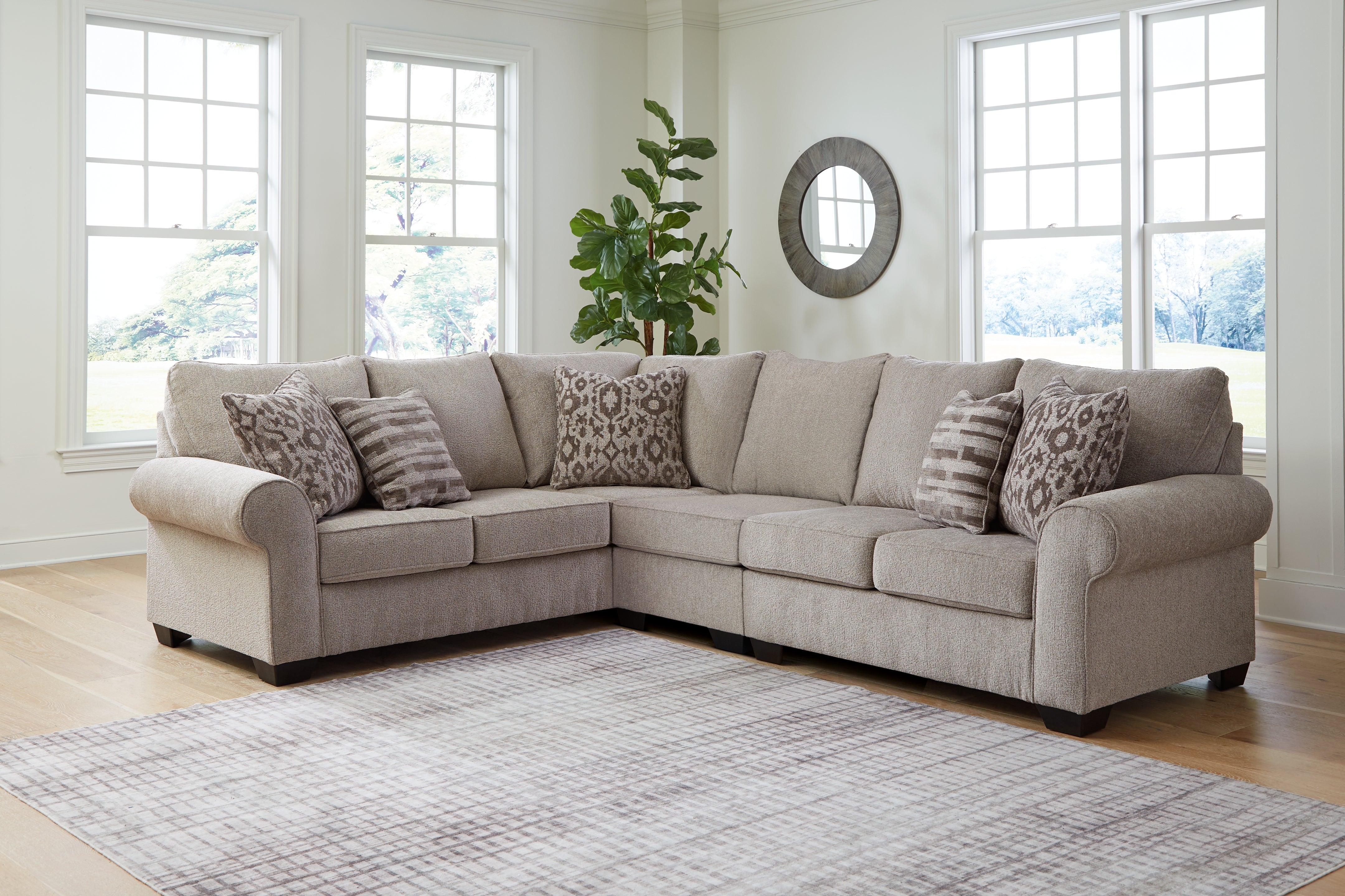 Furniture City Laplace - Ashley Furniture - Claireah Sectionals - LAF 3-Piece Sectional - 90603S3