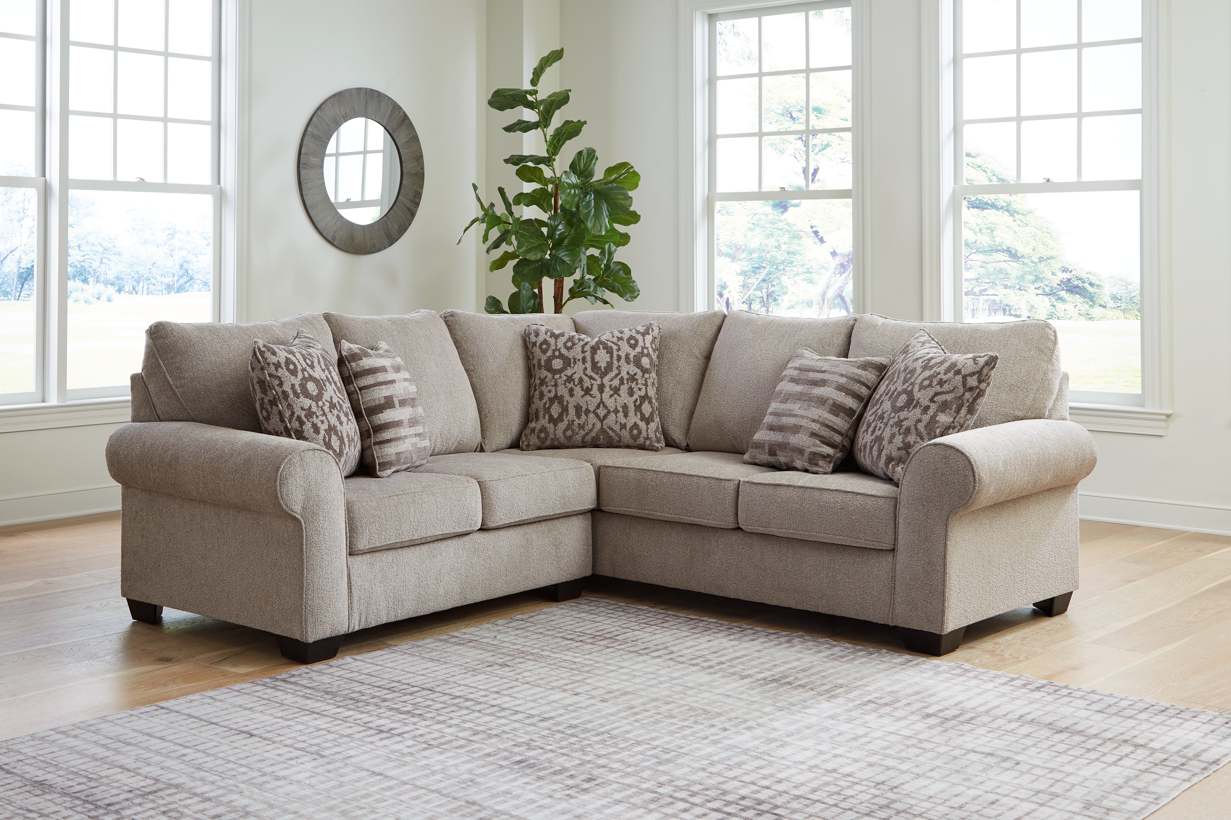 Furniture City Laplace - Ashley Furniture - Claireah Sectionals - RAF 2-Piece Sectional - 90603S2