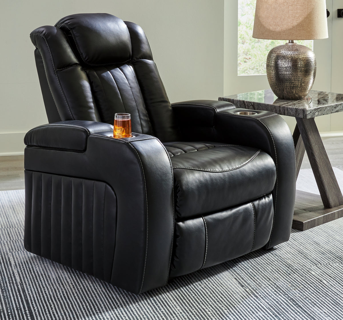 Furniture City Laplace - Ashley Furniture - Caveman Den Power Recliner - PWR Recliner/ADJ Headrest - 9070313