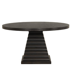 Plateau - Round Dining Top - Rustic Espresso