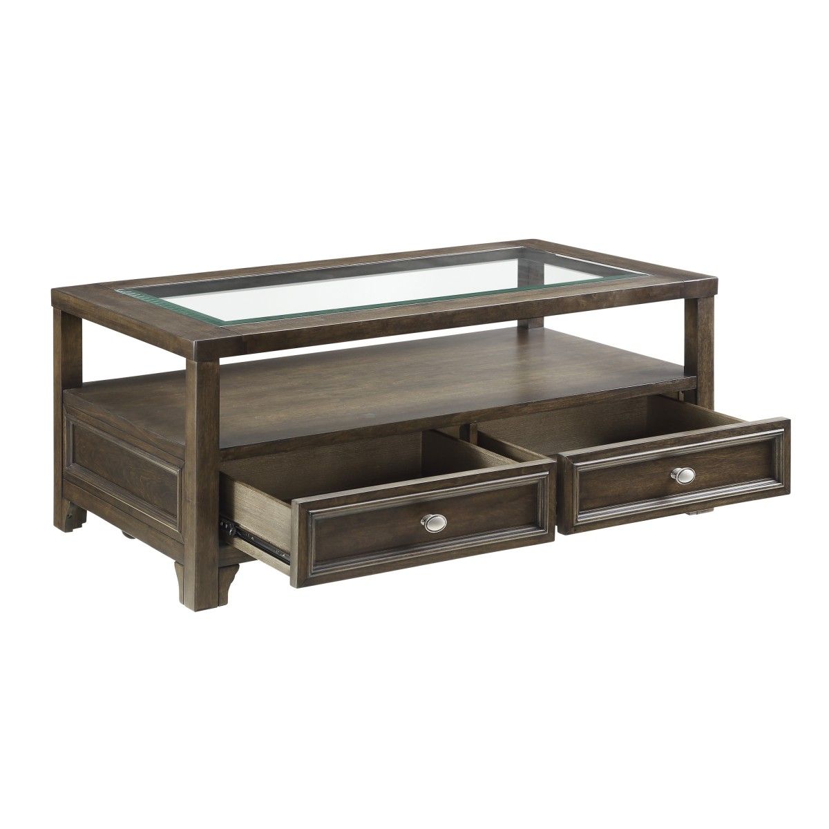 Auburn - Cocktail Table - Brown