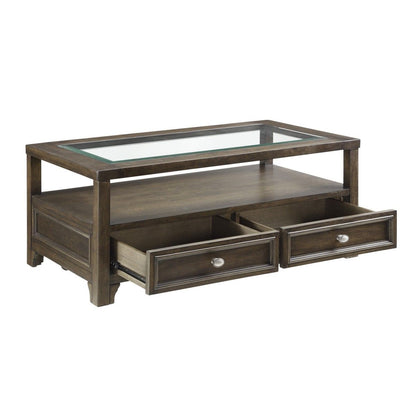 Auburn - Cocktail Table - Brown