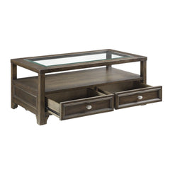 Auburn - Cocktail Table - Brown
