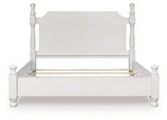 Rowlenstown - Poster Bed - Antique White