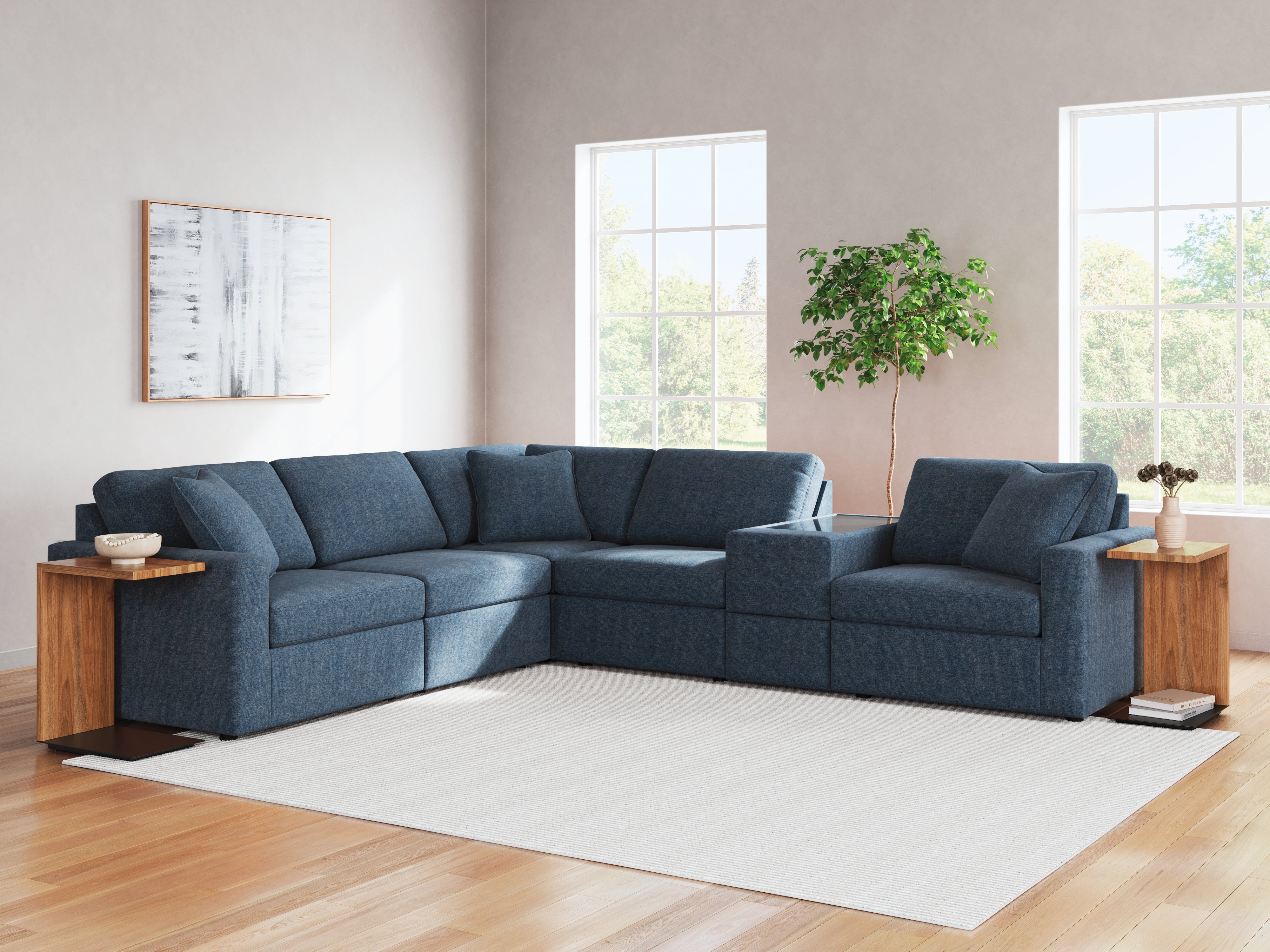 Furniture City Laplace - Ashley Furniture - Modmax Sectionals - RAF 6-Piece Sectional - 92101S7