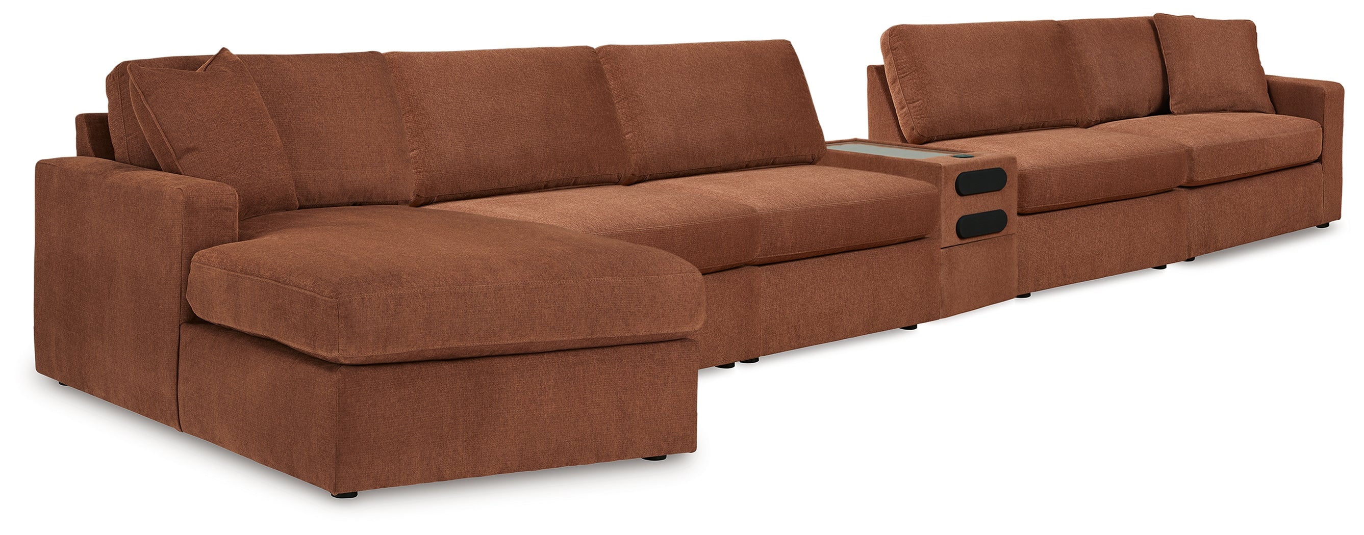 Furniture City Laplace - Ashley Furniture - Modmax 6-Piece Sectional - 6-Piece Sectional / Spice - 92102U24