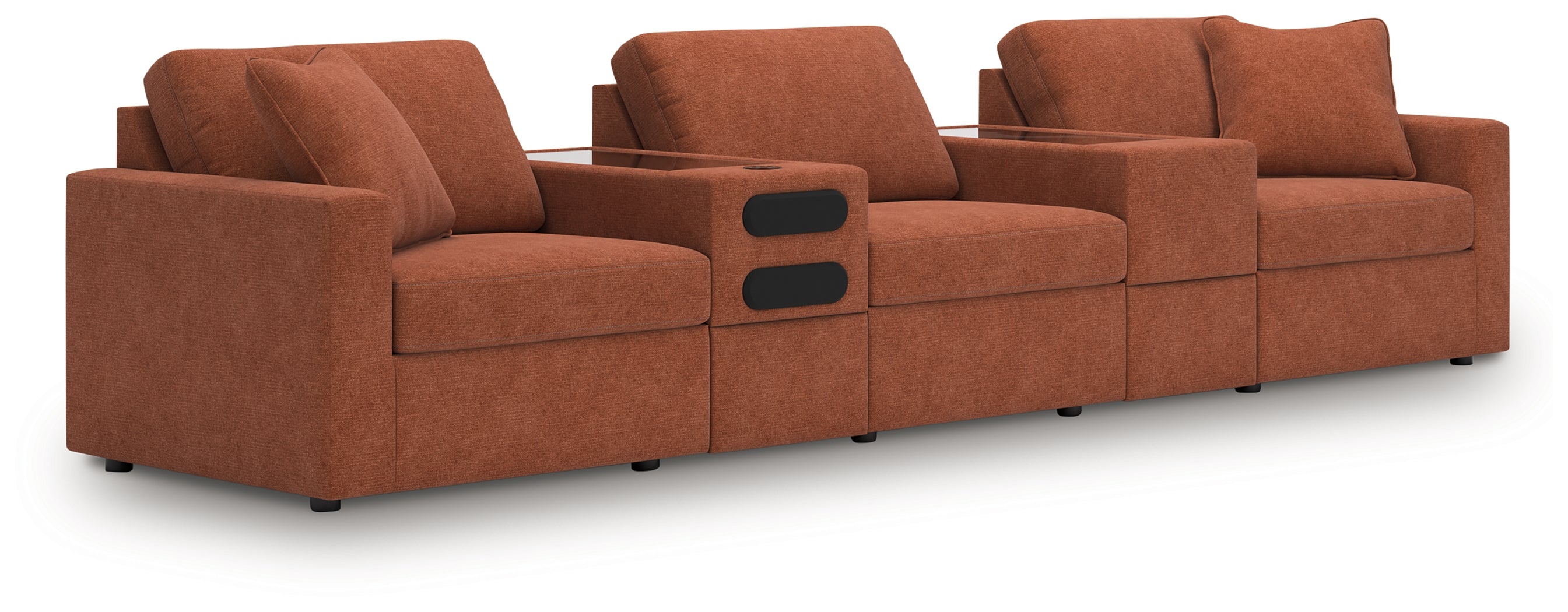 Furniture City Laplace - Ashley Furniture - Modmax 5-Piece Sectional with Audio System - RAF 5-Piece Sectional with Audio System - 92102S64