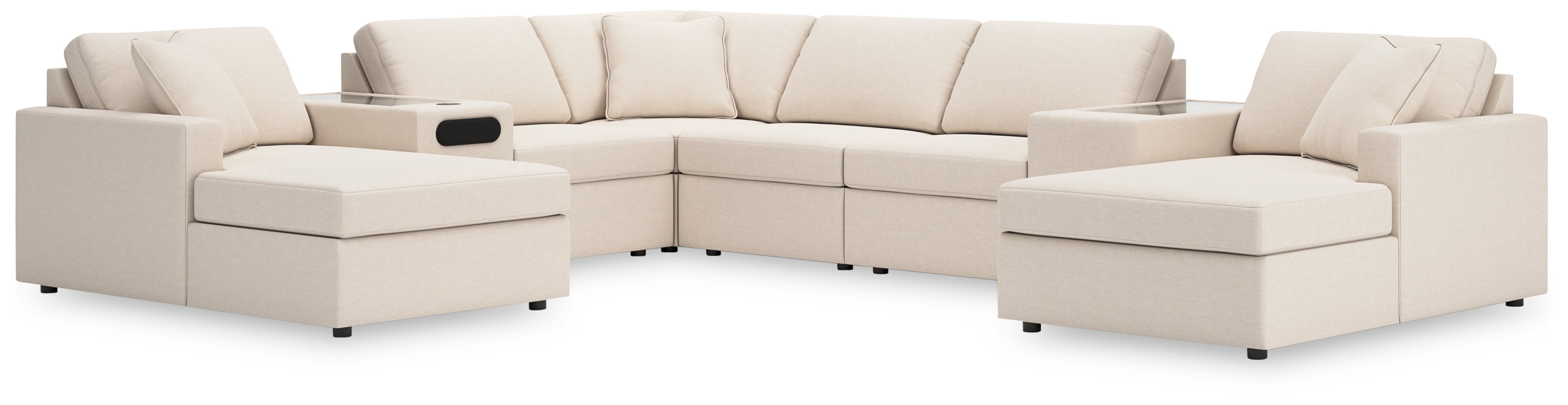 Furniture City Laplace - Ashley Furniture - Modmax Sectionals - RAF 8-Piece Sectional with Chaise - 92103S31