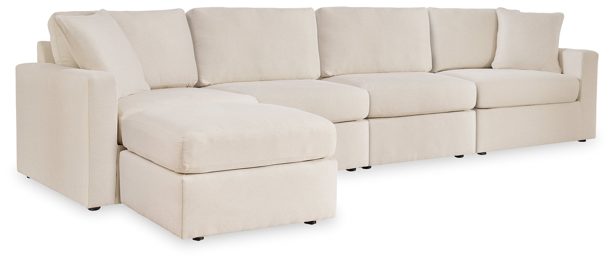 Furniture City Laplace - Ashley Furniture - Modmax 4-Piece Sectional and Ottoman - 4-Piece Sectional and Ottoman / Oyster - 92103U2