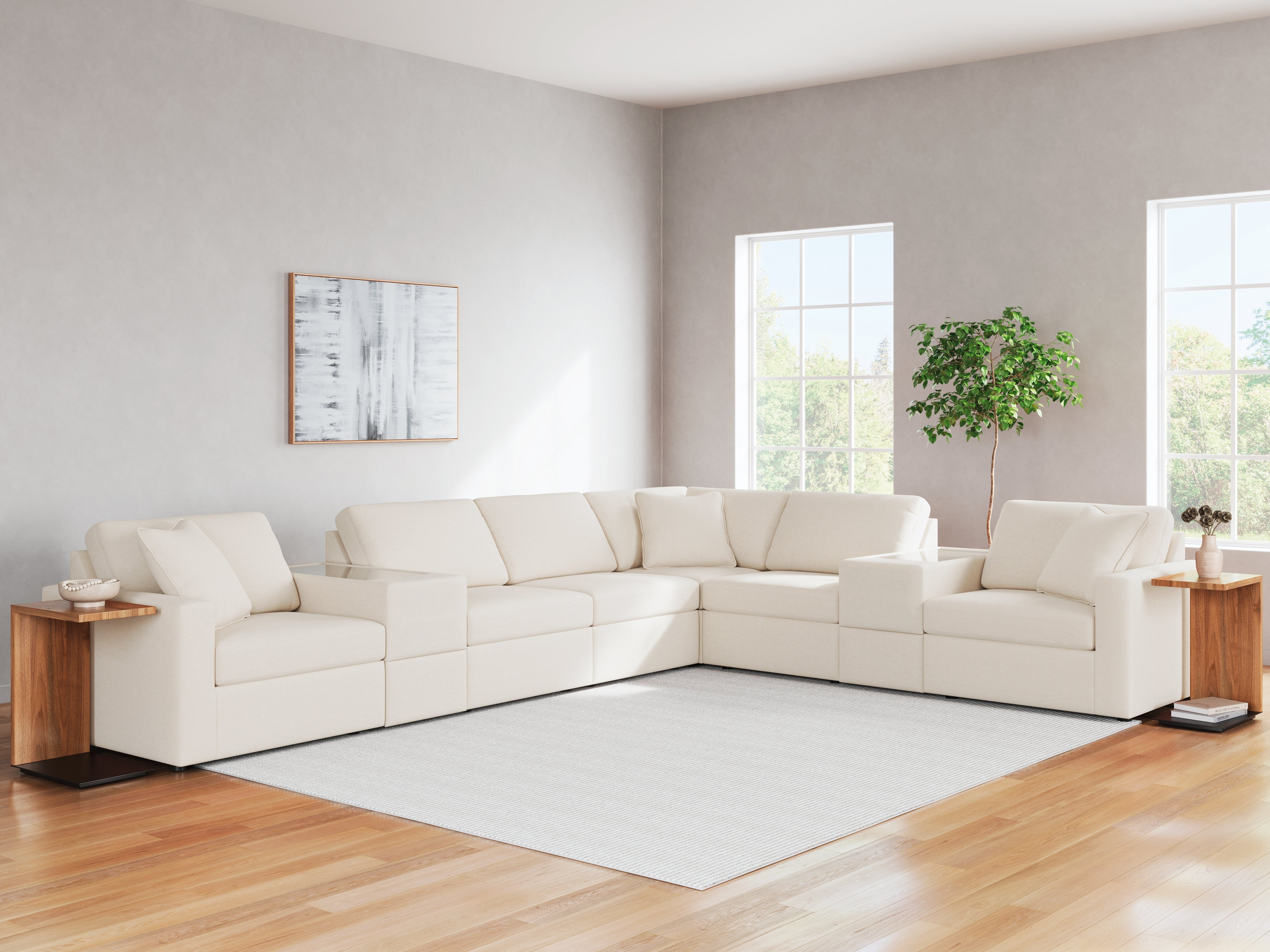 Furniture City Laplace - Ashley Furniture - Modmax Sectionals - RAF 8-Piece Sectional - 92103S11