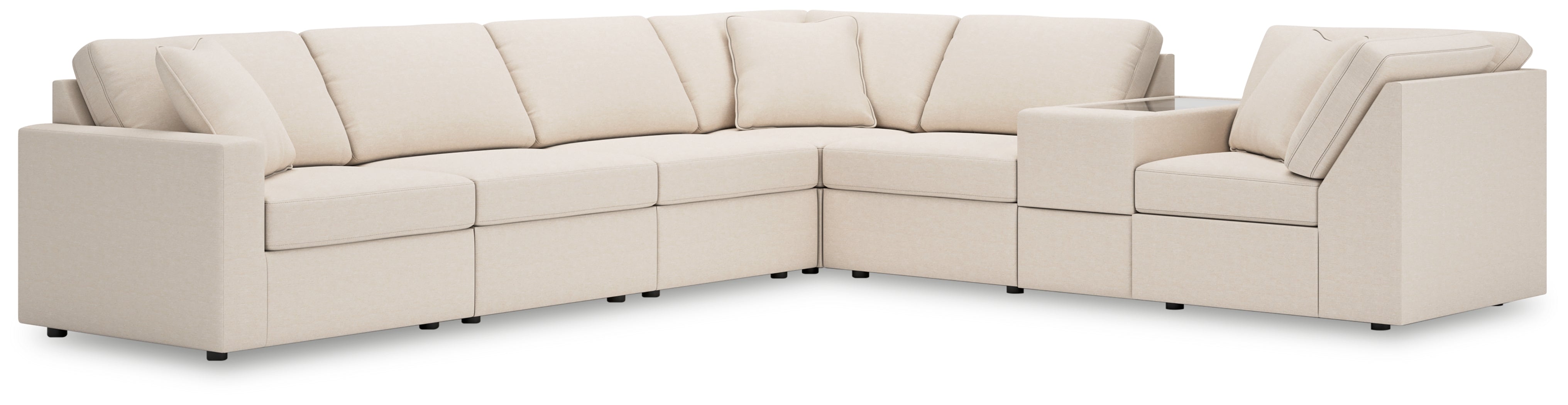 Furniture City Laplace - Ashley Furniture - Modmax 7-Piece Sectional - RAF 7-Piece Sectional / Oyster - 92103S33