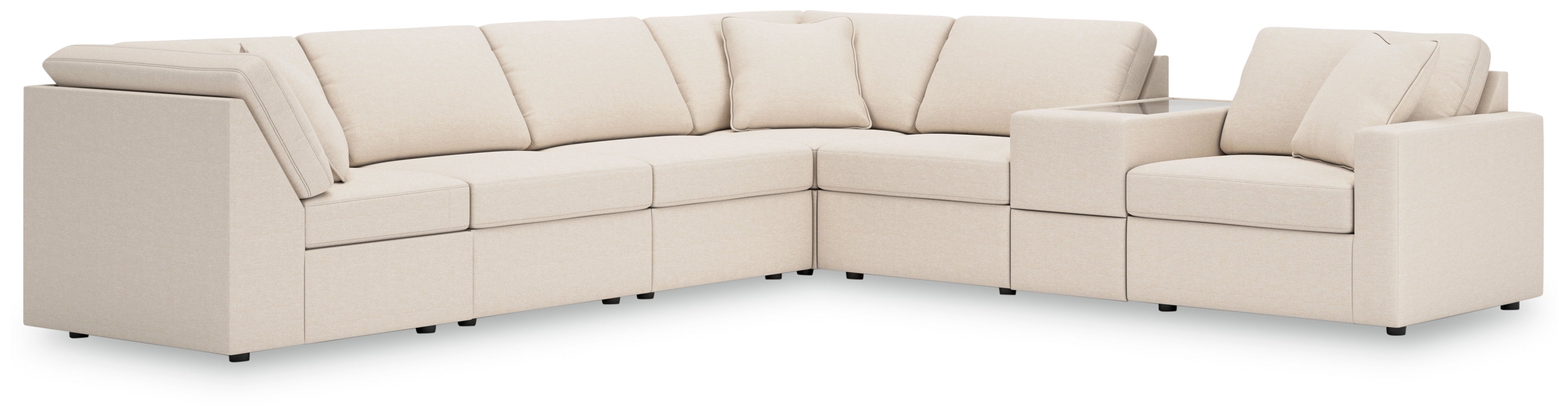 Furniture City Laplace - Ashley Furniture - Modmax Sectionals - 7-Piece Sectional with Storage Console - 92103S32