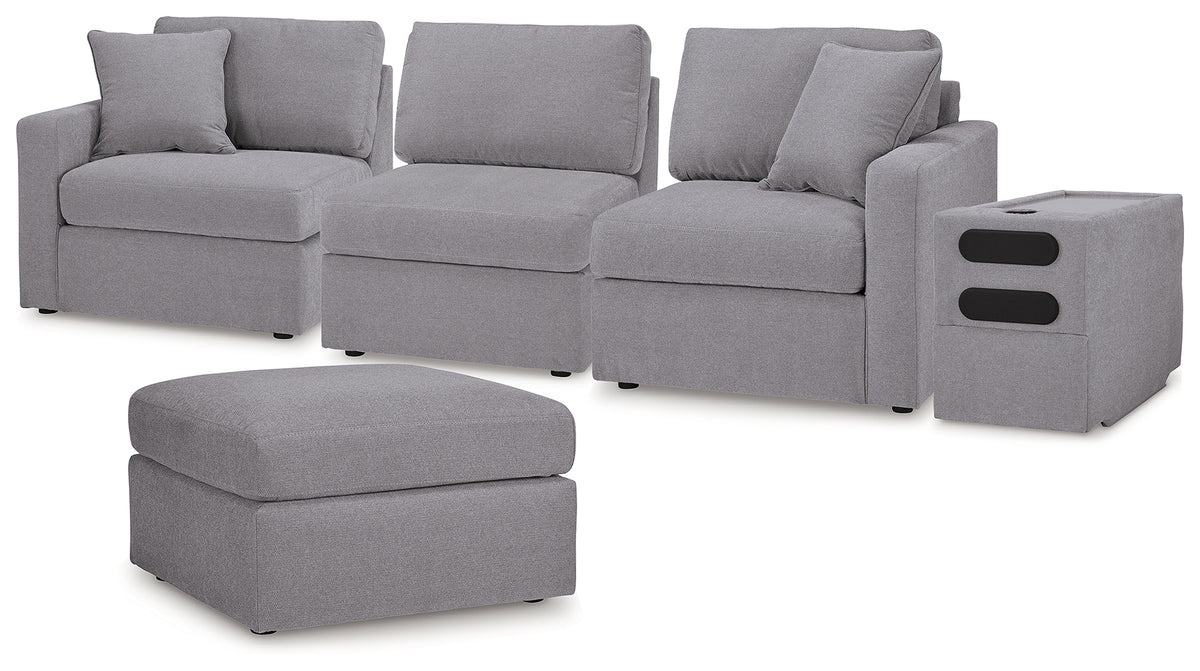 Furniture City Laplace - Ashley Furniture - Modmax 4-Piece Sectional and Ottoman - 4-Piece Sectional and Ottoman - 92104U11