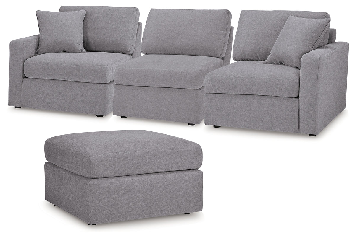 Furniture City Laplace - Ashley Furniture - Modmax 3-Piece Sectional and Ottoman - 3-Piece Sectional and Ottoman - 92104U4