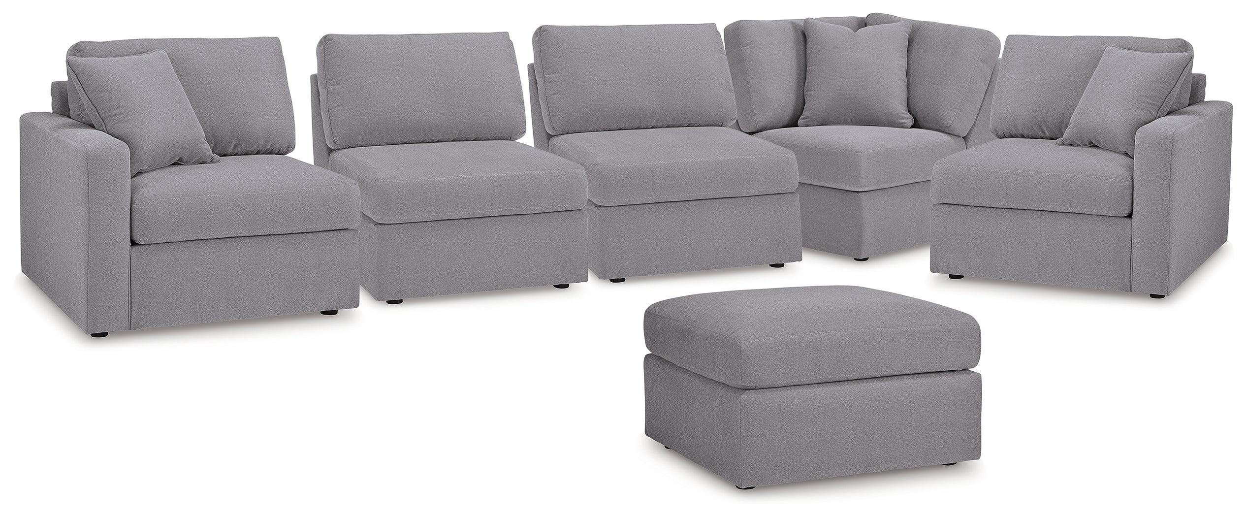 Furniture City Laplace - Ashley Furniture - Modmax 5-Piece Sectional and Ottoman - 5-Piece Sectional and Ottoman - 92104U14