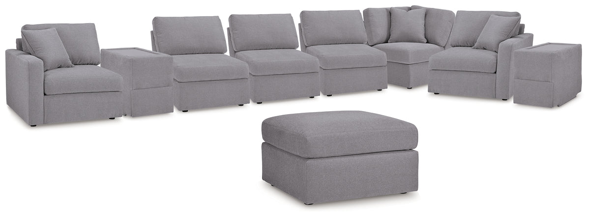 Furniture City Laplace - Ashley Furniture - Modmax 8-Piece Sectional and Ottoman - 8-Piece Sectional and Ottoman - 92104U3