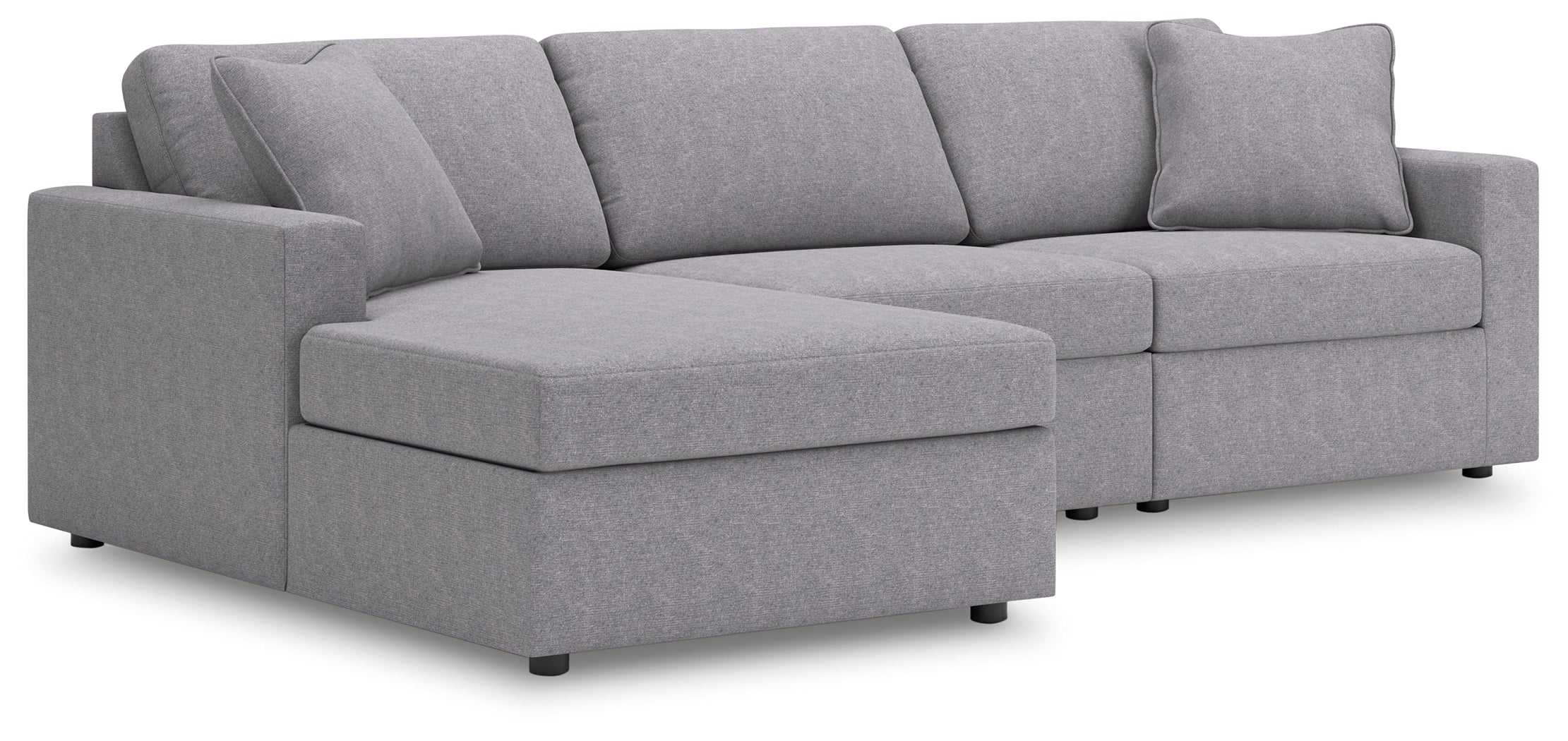 Furniture City Laplace - Ashley Furniture - Modmax Sectionals - RAF 3-Piece Sectional with Chaise - 92104S17
