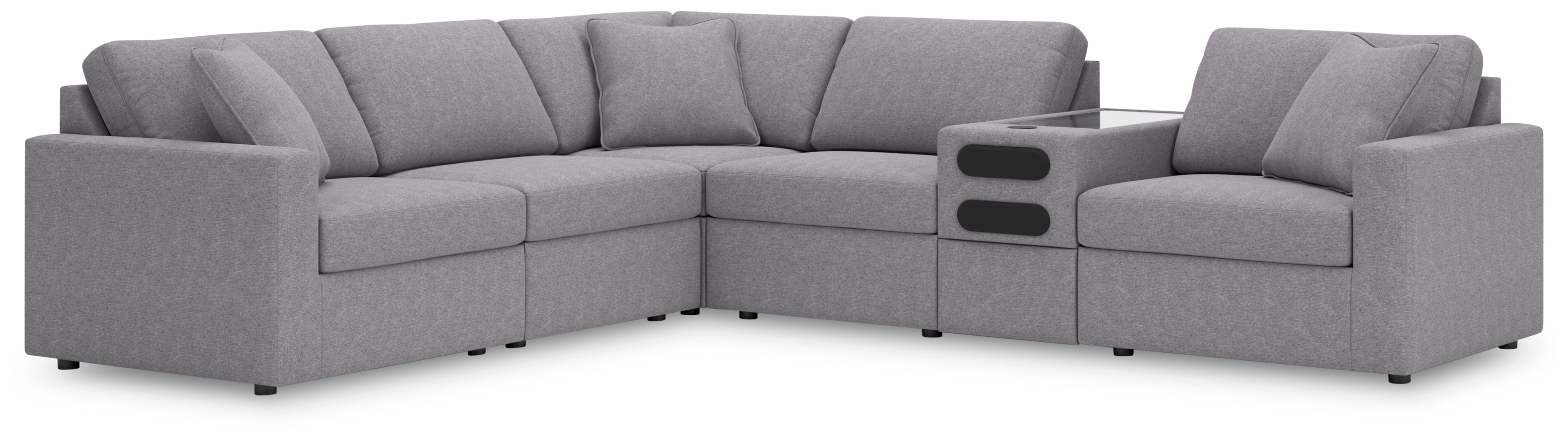 Furniture City Laplace - Ashley Furniture - Modmax Sectionals - RAF 6-Piece Sectional - 92104S14