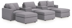 Furniture City Laplace - Ashley Furniture - Modmax 5-Piece Sectional and 3 Ottomans - 5-Piece Sectional and 3 Ottomans - 92104U19