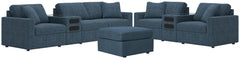 Furniture City Laplace - Ashley Furniture - Modmax 4-Piece Sectional Sofa, 3-Piece Sectional Loveseat and Ottoman - 4-Piece Sectional Sofa, 3-Piece Sectional Loveseat and Ottoman - 92121U25