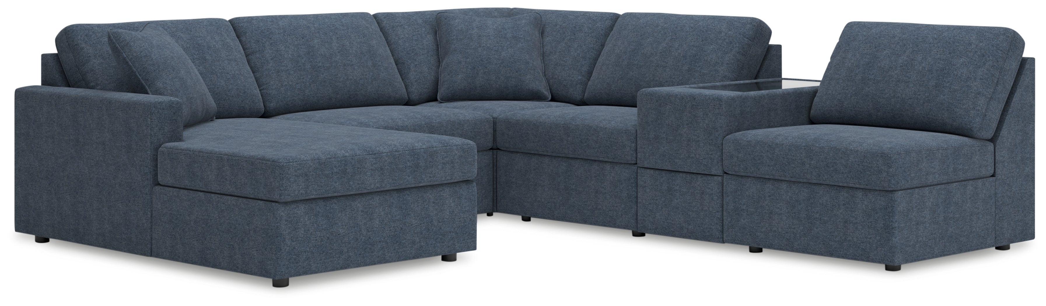 Furniture City Laplace - Ashley Furniture - Modmax Sectionals - RAF 6-Piece Sectional with Chaise - 92121S21