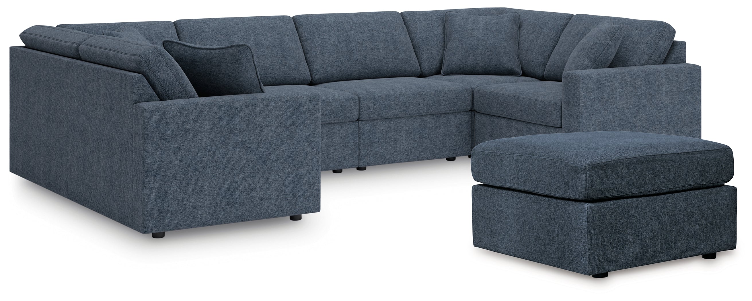 Furniture City Laplace - Ashley Furniture - Modmax 6-Piece Sectional and Ottoman - 6-Piece Sectional and Ottoman / Ink - 92121U18