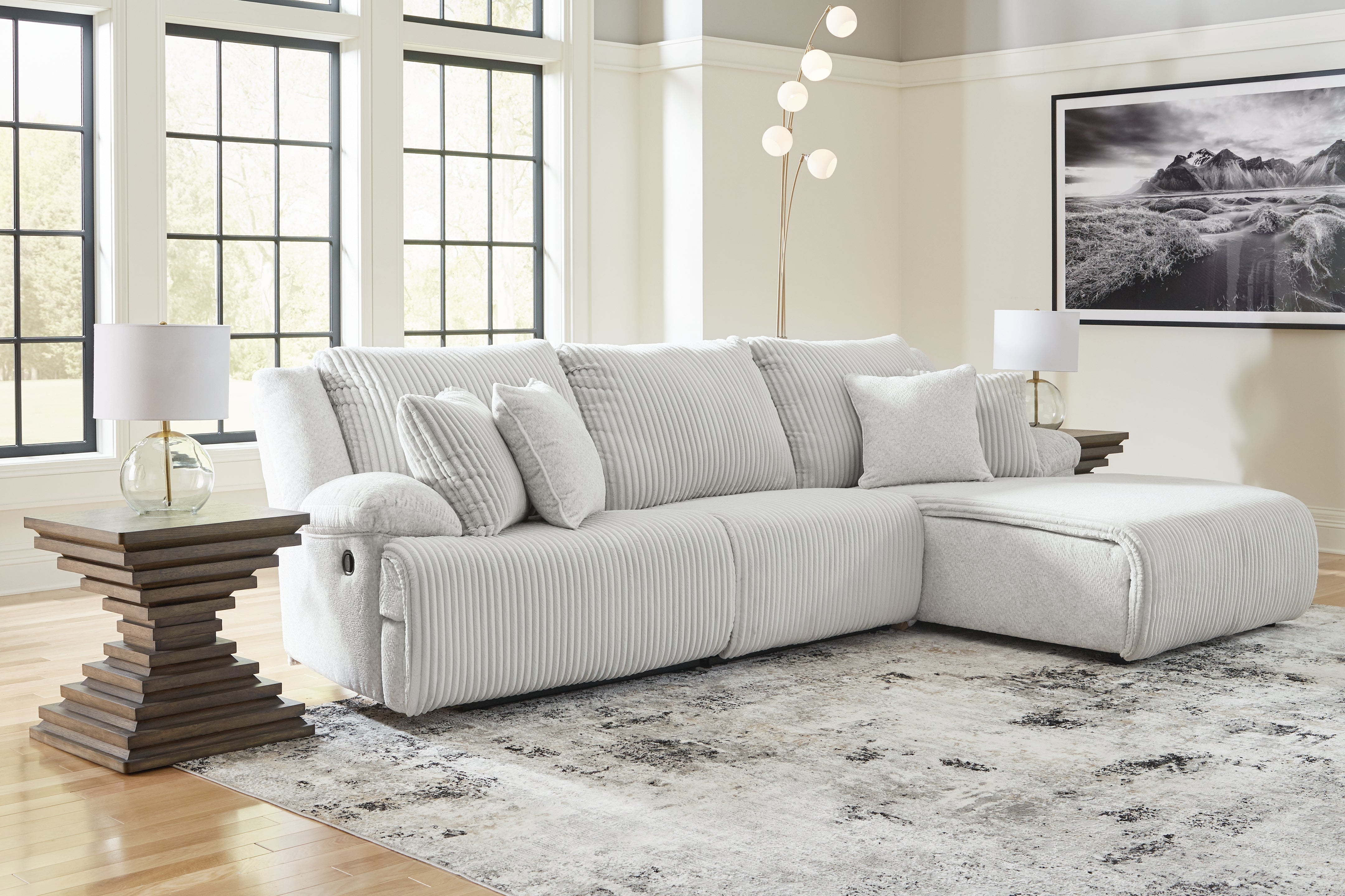 Furniture City Laplace - Ashley Furniture - Top Tier 3-Piece Sectional Sofa Chaise - 3-Piece Sectional Sofa Chaise - 92706S6