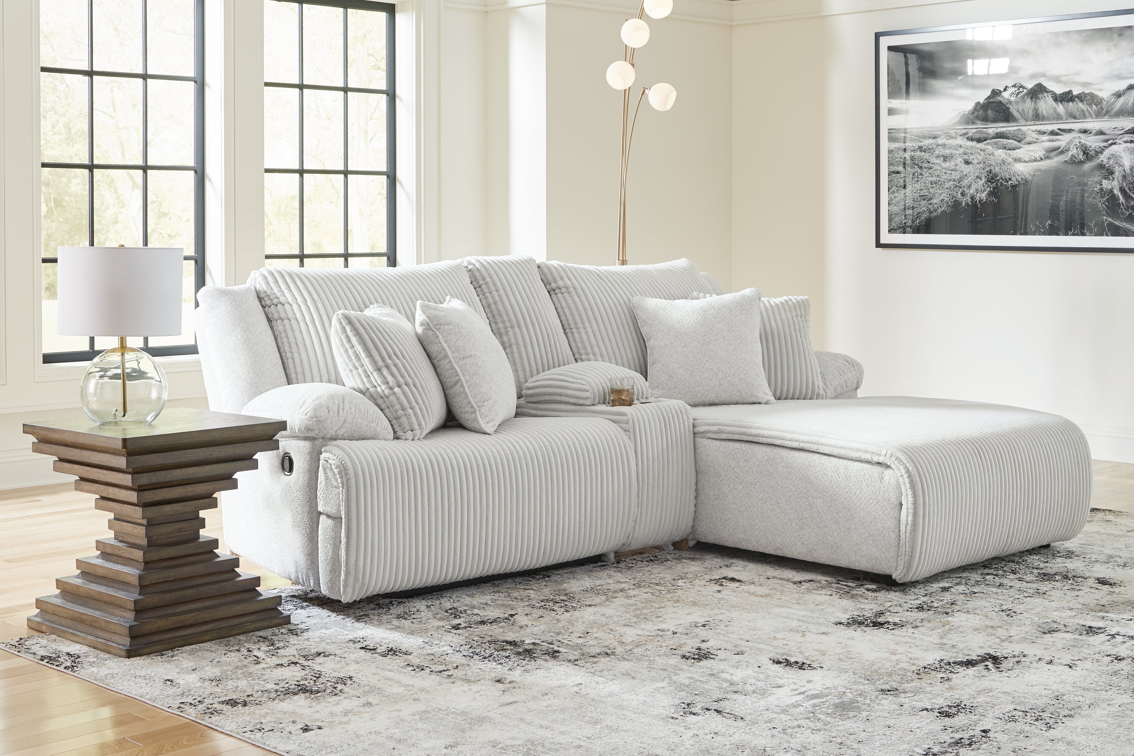 Furniture City Laplace - Ashley Furniture - Top Tier Sectionals - 3-Piece Reclining Sectional Sofa with Chaise - 92706S4