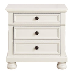 St. Simon - Nightstand With Hidden Drawer - White