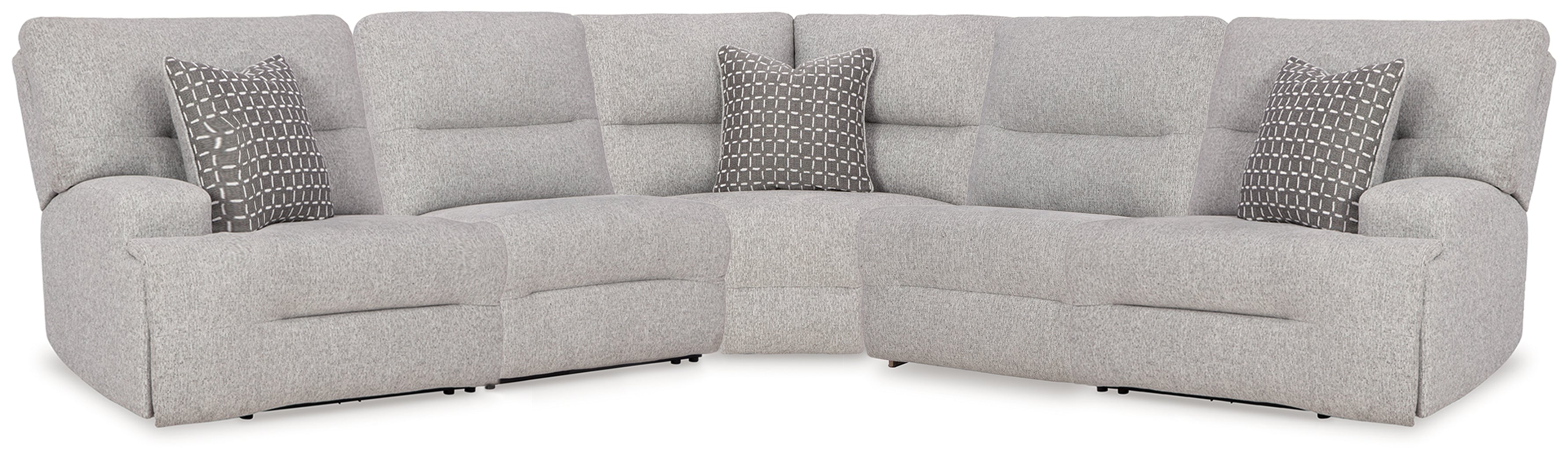 Furniture City Laplace - Ashley Furniture - Acklen Place Sectionals - 5-Piece Power Reclining Sectional - 93605S3