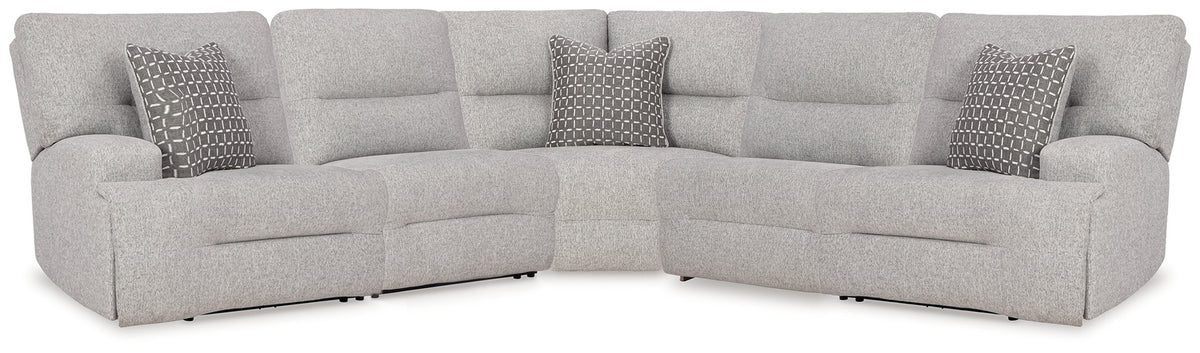 Furniture City Laplace - Ashley Furniture - Acklen Place 5-Piece Power Reclining Sectional - 5-Piece Power Reclining Sectional - 93605S3