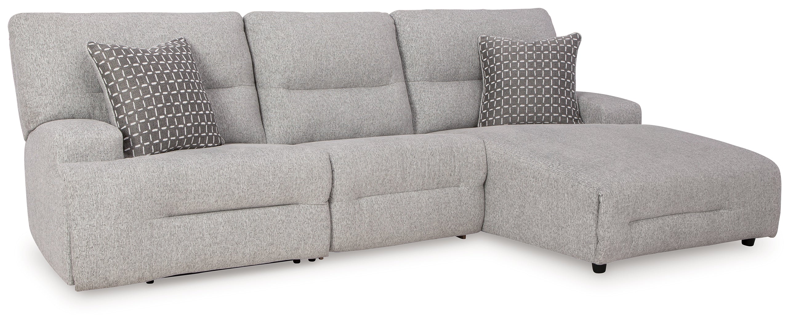 Furniture City Laplace - Ashley Furniture - Acklen Place Sectionals - 3-Piece Power Reclining Sectional - 93605S6