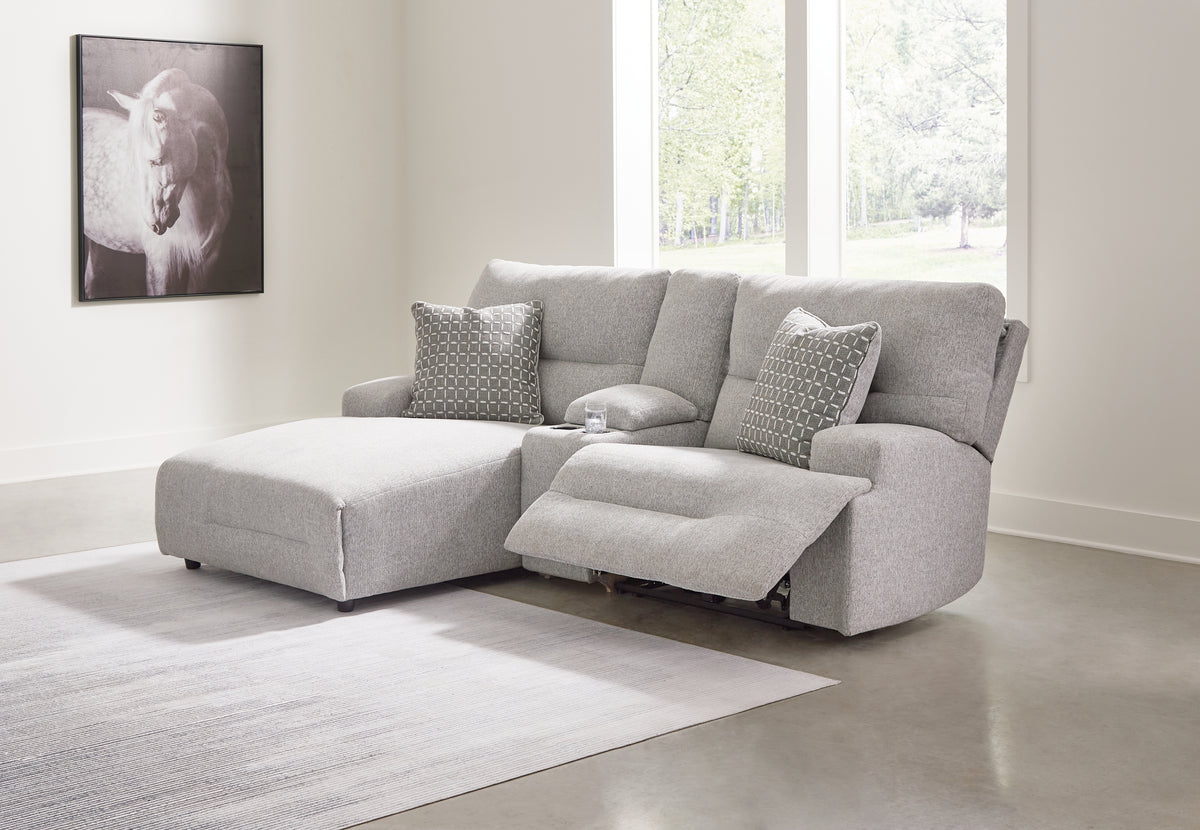 Furniture City Laplace - Ashley Furniture - Acklen Place 3-Piece Power Reclining Sectional Sofa with Chaise - 3-Piece Power Reclining Sectional Sofa with Chaise - 93605S5