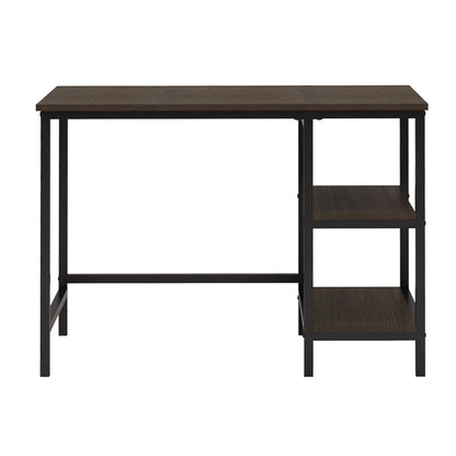 Madigan - Writing Desk And Chair - Black / Brown