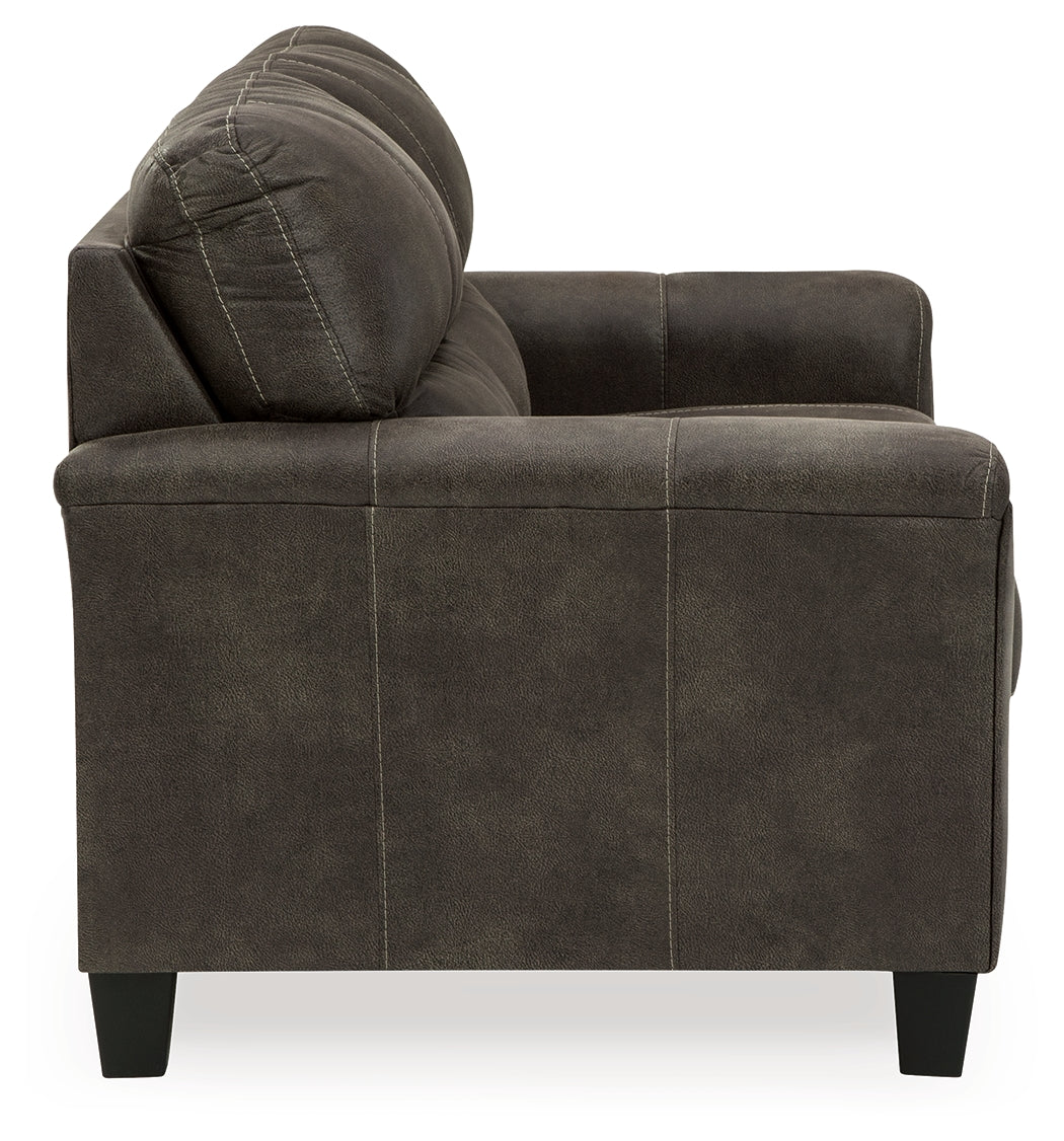 Furniture City Laplace - Ashley Furniture - NaviLiving Room - Loveseat / Smoke - 9400235